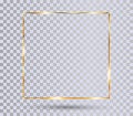 Gold shiny frame